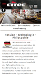 Mobile Screenshot of citec.de