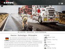 Tablet Screenshot of citec.de