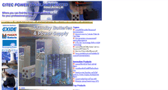 Desktop Screenshot of citec.co.th