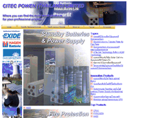 Tablet Screenshot of citec.co.th